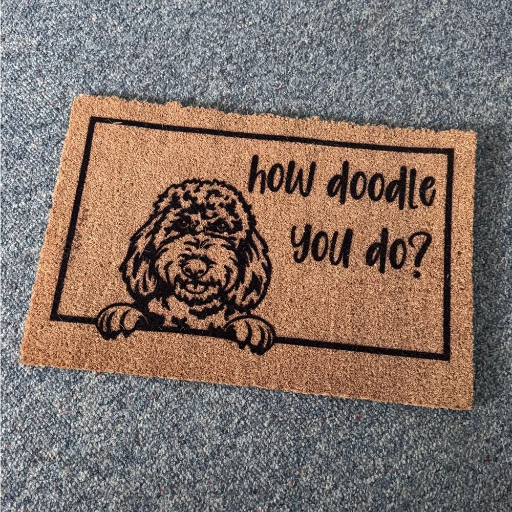 Doodle Dog Doormat
